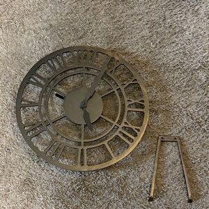 Pottery Barn Antique Brass Wall Clock